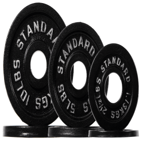 Only Supports Self Pickup  2 Olympic Cast Iron Weight Plates For Strength Training And Weightlifting, Multiple Sizes (Option: Set 45LB)