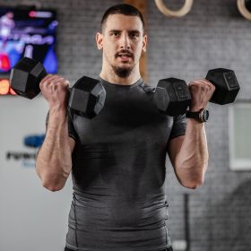 2 x 15lbs Hex Dumbbell Set of 2 (Option: Black-294x234x109 mm)