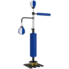 Speed Punching Bag Speed Bag Boxing Bag Stand (Option: Blue)